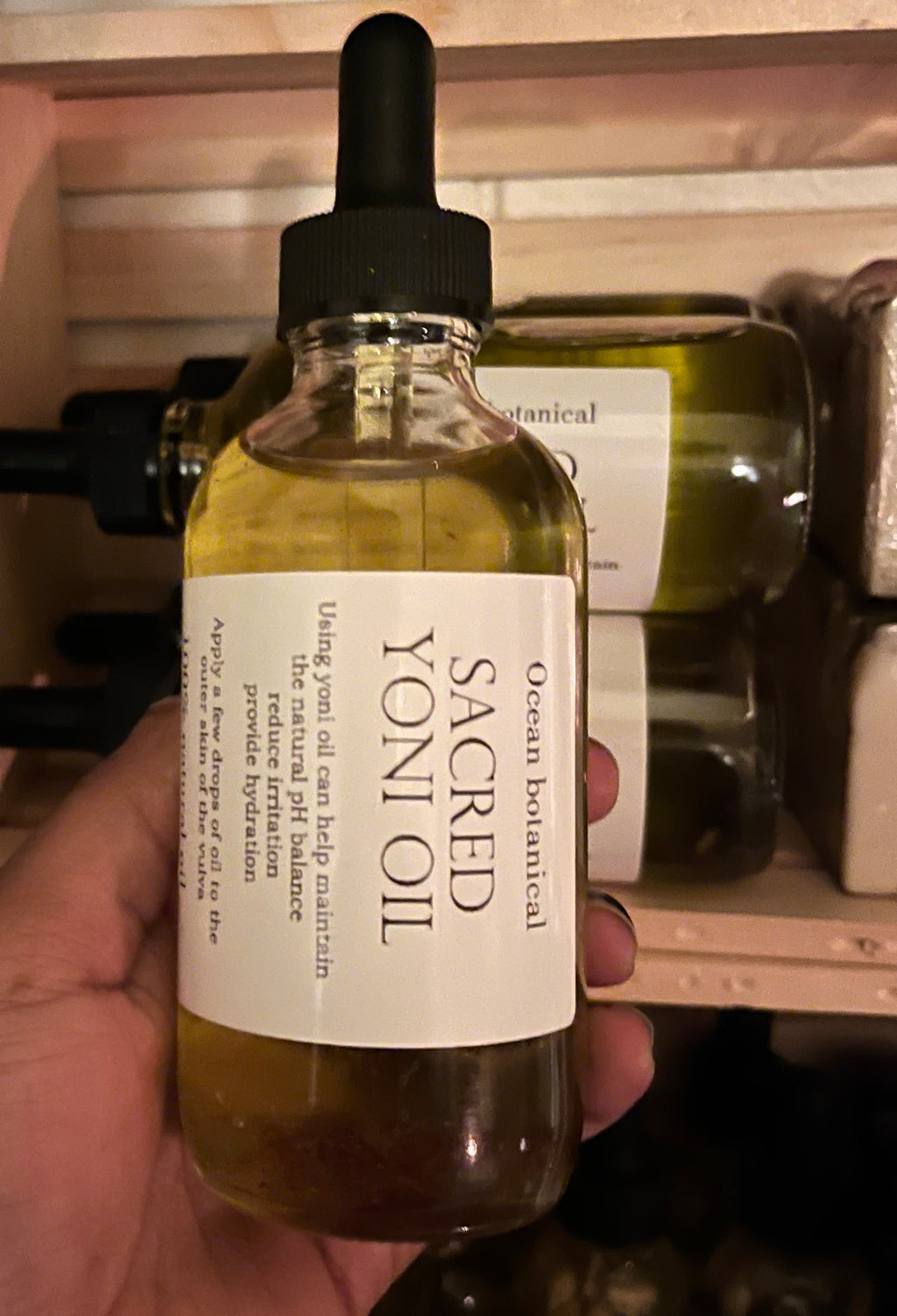 Sacred yoni oil