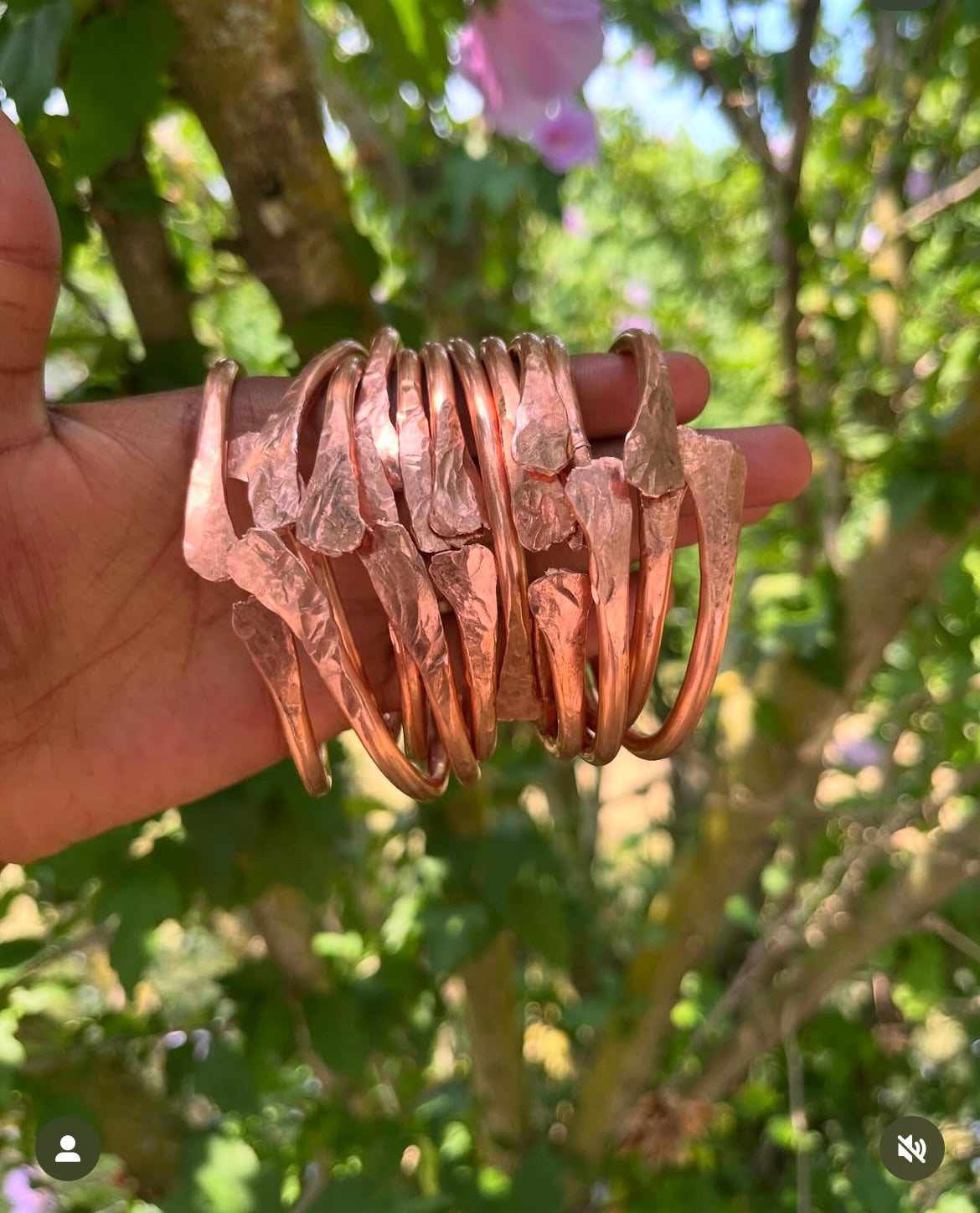 Copper bangles
